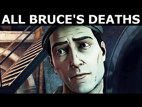 All Bruce's Deaths By The Pact Members - BATMAN Season 2 The Enemy Within Episode 2