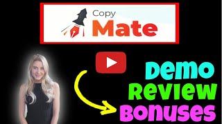 CopyMate Demo Review: CopyMate Demo and Review With CopyMate Review and CopyMate Bonuses!