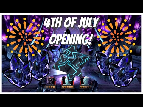 4th Of July Crystal Opening   Marvel Contest Of Champions