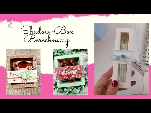 ☀️💞 Shadow Box | Frame Box | Calculation | DIY | Annilis World ☀️💞