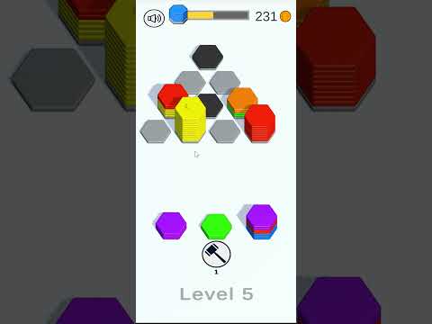 Hexagon Sort Puzzle Color Sort