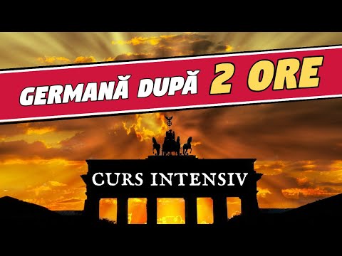 Vorbeste germană după 2 ORE! Curs Intensiv pentru începători