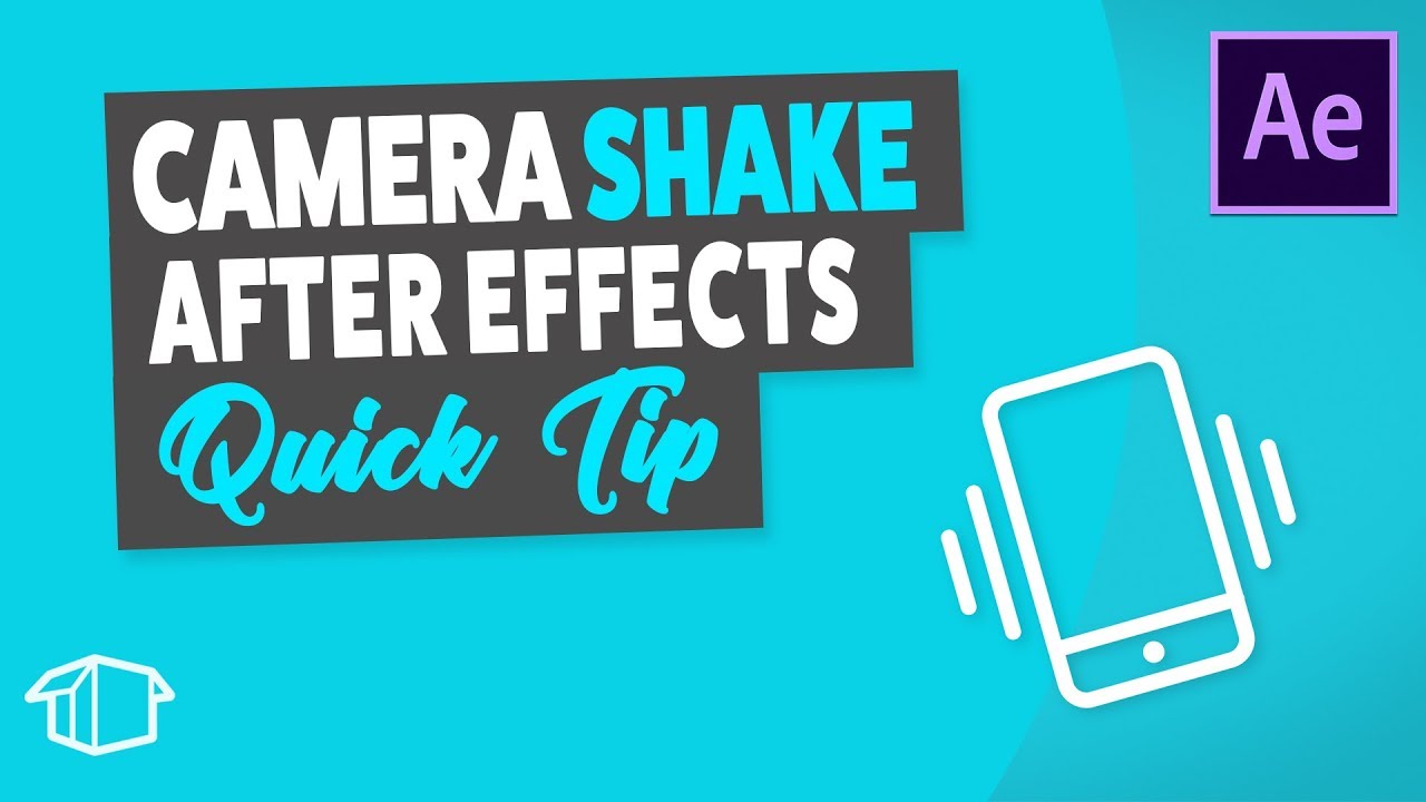 Add Camera Shake to video - After Effects Quick Tip Tutorial