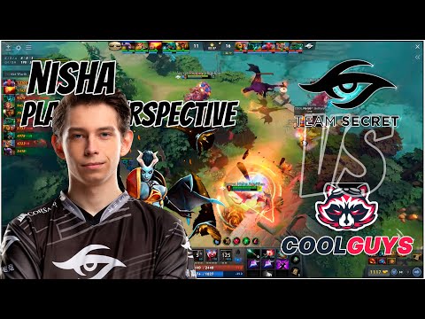NIsha [Queen of Pain] Team Secret vs Coolguys | #playerperspective #nisha #qop