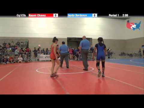 FILA Cadet 43 kg / 94.75 lbs. - Naomi Chavez vs. Jayda Bordeaux