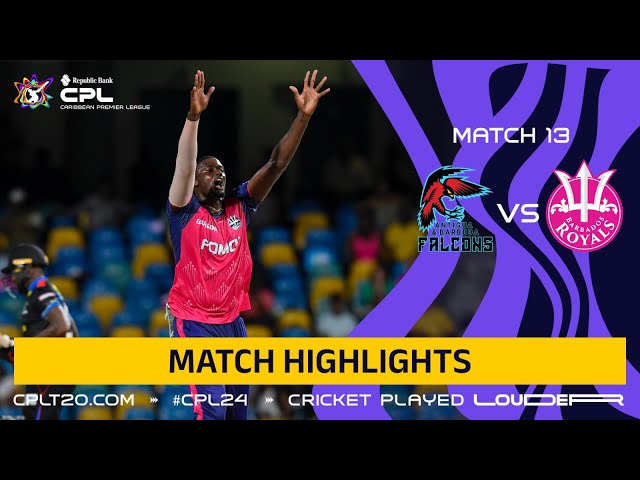 Highlights | Barbados Royals vs. Antigua and Barbuda Falcons | CPL 2024