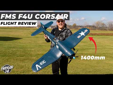 Beautiful RC Warbird! | FMS 1400mm F4U Corsair Review