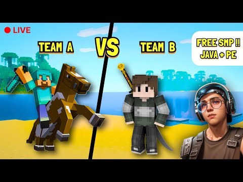 EPIC Minecraft War! Join Free SMP Now!