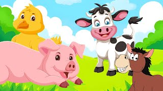 The Animal Sounds Song | Kids Animal Songs and Nursery Rhymes| 2K166