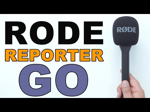 How to turn your RODE Wireless GO into a wireless reporter microphone - RODE Interview GO unbox test