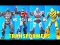 Battle Of Transformers Emotes in Fortnite! (Bumblebee, Megatron, Optimus Prime, Optimus Primal)