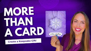 I Tried This Embossing Folder Hack and My Christmas Card Turned into an Ornament