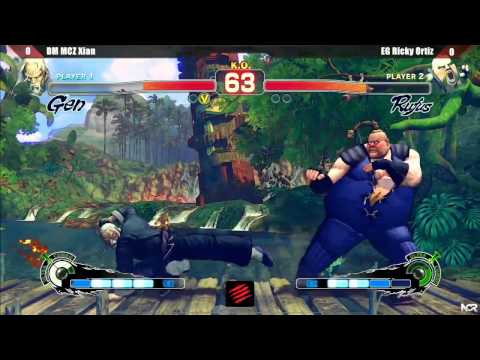 SSF4 AE NRC11  DM MCZ Xian Vs EG Ricky Ortiz