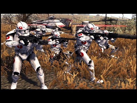 Clone Army Uses BLITZKRIEG Strategy! - Men of War: Star Wars Mod Battle Simulator