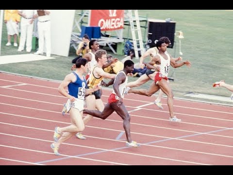 Ben Johnson vs Allan Wells 1982.