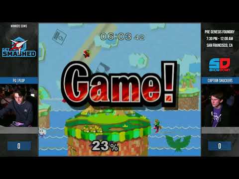 Get Smashed: Pre-Genesis 5 - Winner Semis: PG|Plup (Fox) vs Captain Smuckers (Falcon)