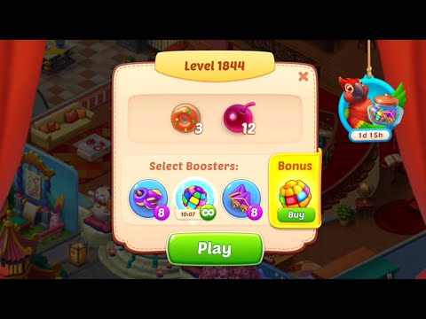 Homescapes Gameplay - Level 1841 1842 1843 1844