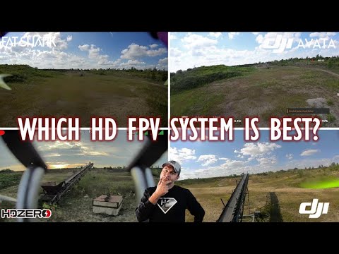 HDZero vs Fatshark Avatar vs DJI Air Unit V1 vs O3 | What is the BEST HD FPV System?