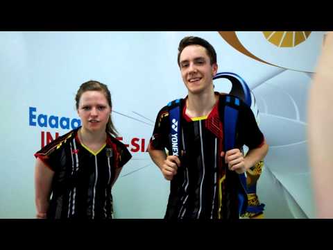 2015 Indonesia Open - Interview with German's Mark LAMSFUSS / Isabel HERTTRICH