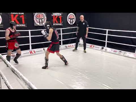 WKA Amateur English Lightweight Title ( K1-Light ) : Gabriel Johnson vs Liam Dilley - Round 2.