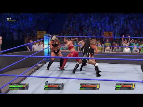 WWE 2K22 Liv Morgan Vs Mandy Rose Vs Shyana Blaszer Vs Sonya