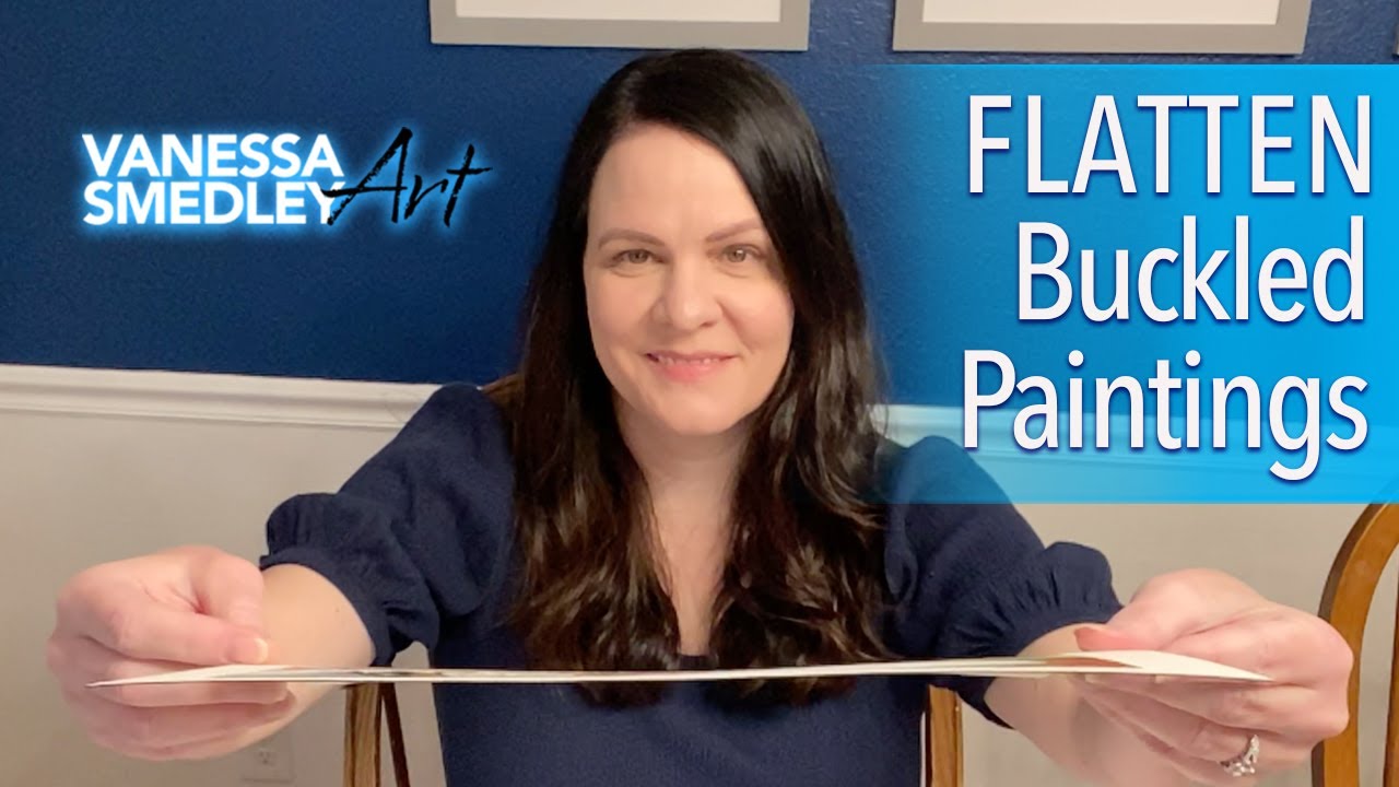 How to Flatten a Watercolor Painting - #watercolor #watercolour #painting