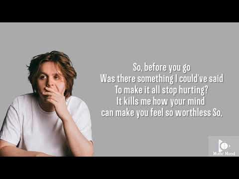 Lewis Capaldi - Before You Go || Lyrics.