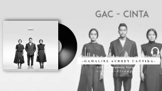 Gamaliel Audrey Cantika - Cinta Acoustic Version (Audio Visualizer)