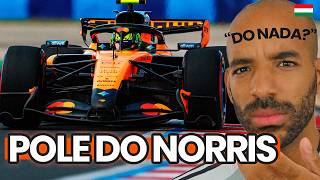 LANDO NORRIS FAZ A POLE NA HUNGRIA e ALONSO consegue ir ao Q2 - Resumo da quali