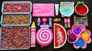 Super Satisfying Old Crunchy and Cripsy Slime Mixing