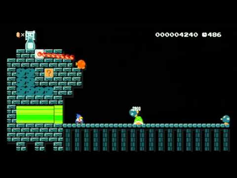 Super Mario Maker - Scary Bird On Fire (By Romain)
