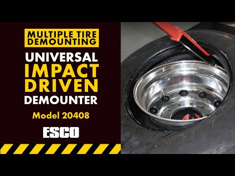 Multiple Tire Demounting with Universal Demounting Tool  [Model 20408]