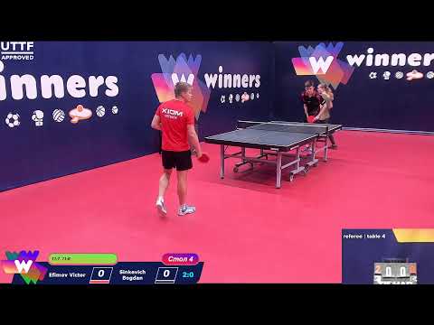Efimov Victor - Sinkevich Bogdan Winners Table Tennis League  14:00 03.09.2020