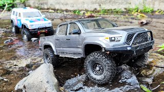 Adventure Bareng Toyota Tacoma & Jeep Cherokee RC 1/10 Scale