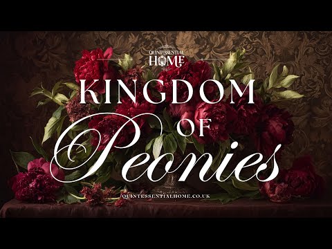 Kingdom of Peonies • Beautiful Piano TV Background Music • Floral Inspiration •  Quintessential Home