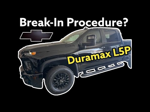 2022 Chevy Silverado 3500 HD Duramax Engine Break In Procedure. | New Floor Mats!