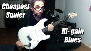 Video thumbnail for BEST BUDGET CHEAP GUITAR for BLUES. RELAX MUSIC. Squier Bullet STRAT IL AW | Hi-gain demo. OILID by Oilid