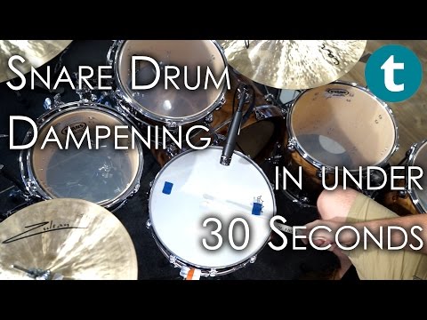 Snare Drum Dampening Sounds | In 30 Seconds Or Less | Thomann