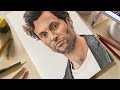 Drawing Joe Goldberg From YOU Penn Badgley