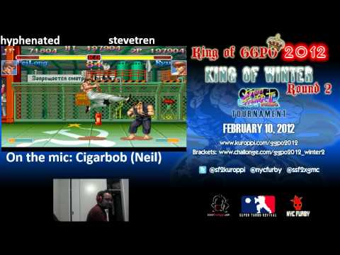 The King of GGPO Round 2 - hyphenated (fei) vs stevetren (ryu)