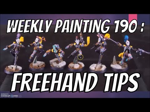 Weekly Painting 190: Freehand Tips