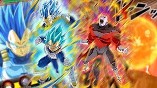 PURE SAIYAN LEAD! SSBE VEGETA & JIREN DOKKAN AWAKEN + SUPER ATTACKS! Dragon Ball Z Dokkan Battle