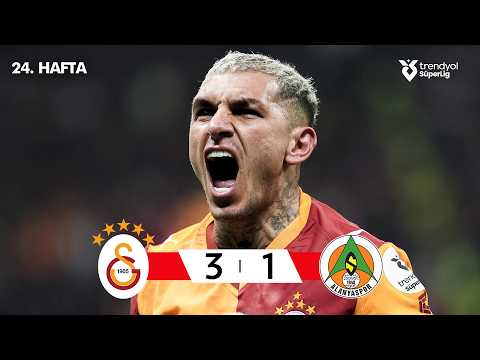 Galatasaray (3–1) Alanyaspor - Highlights | Trendyol Süper Lig - 2025/26