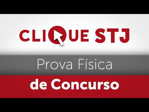Clique STJ - Prova Física de Concurso