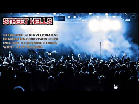 Steve Aoki & NERVO & Tony Junior,R3hab & Headhunterz,DubVision ft. Emeni. (mixture1)