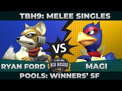 Ryan Ford vs Magi - Pools Winners Semifinals: Melee Singles - TBH9 | Fox vs Falco