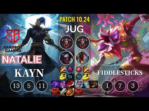 SB Natalie Kayn vs Fiddlesticks Jungle - KR Patch 10.24