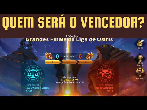 GRANDES FINAIS DA LIGA DE OSIRIS - RODADA 2 - RISE OF KINGDOMS
