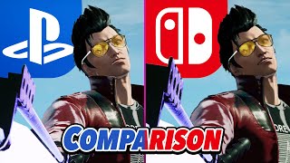 No More Heroes 3 Graphics Comparison (PS5 vs Switch)