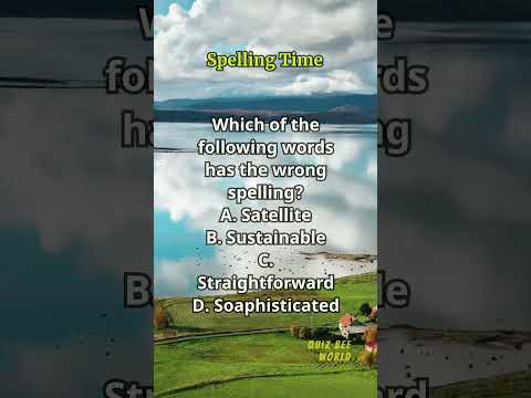 Spelling Time 649 #spelling #englishlearning #englishvocabulary #questions #quiz